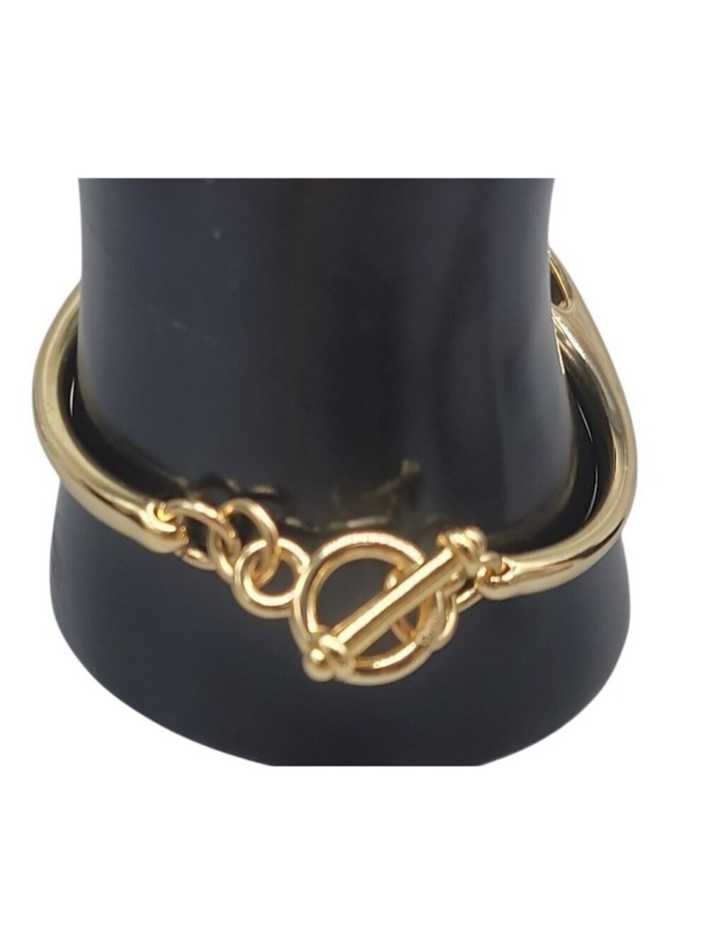 Roberto RFM L infinito Bracelet Bikini Line Gold Tone Metal Link Size 6.5" - Picture 12 of 12
